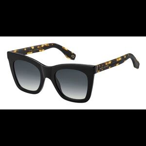 Marc Jacobs MARC 279/S 807/9O Black & Tortoise Square Cat Eye Sunglasses & Case